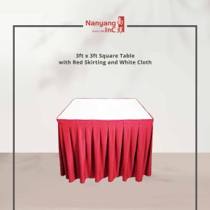 3ft x 3ft Square Table with Skirting