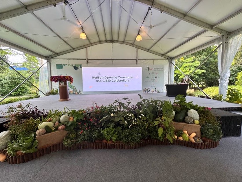 HortFest 2025 opening ceremony at HortPark.